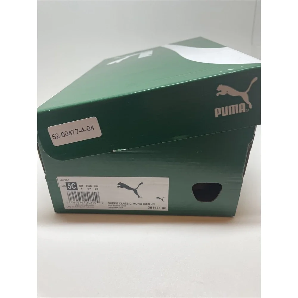 PUMA Junior Suede Classic Mono Iced Sneakers‎ US 5C JUNIOR